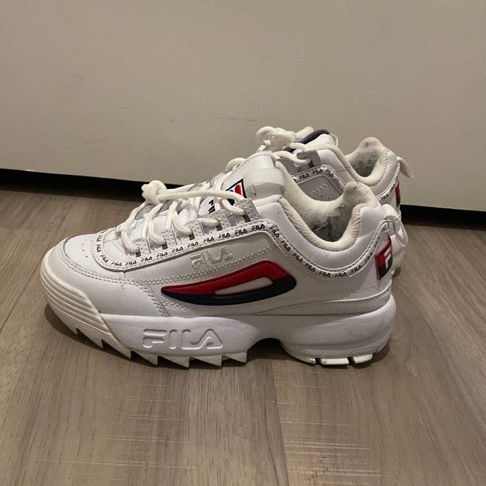 Fila white sneakers